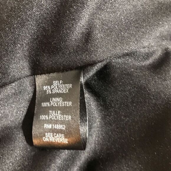 Torrid NWT Black Satin Skater Cocktail Dress Size 10 - Picture 9 of 15